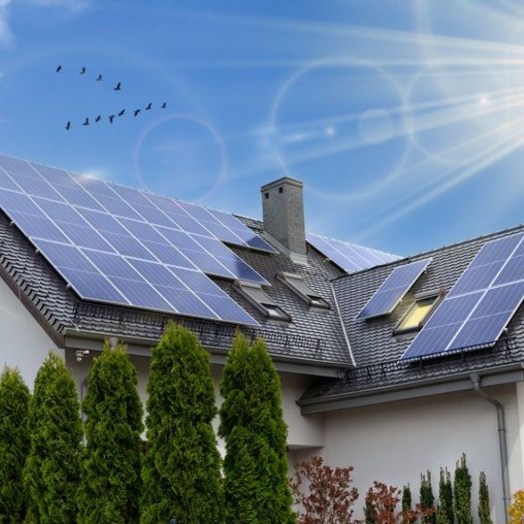 Residential home solar installation
