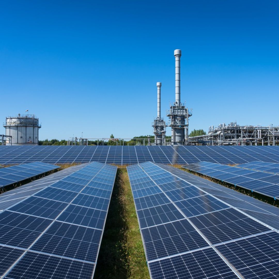 Industrial and commercial solar installation